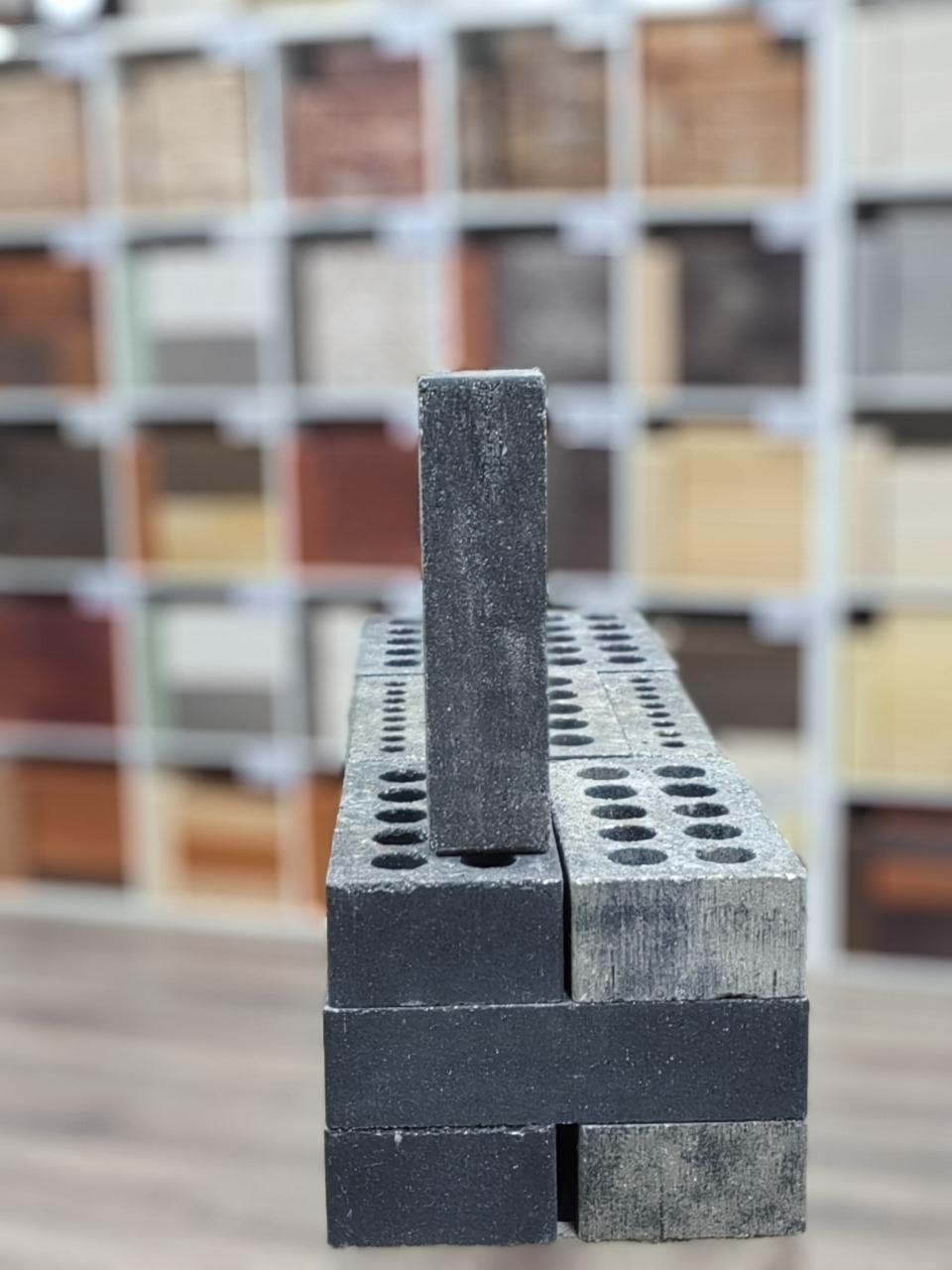 Кирпич Fashion Brick черный гладкий
